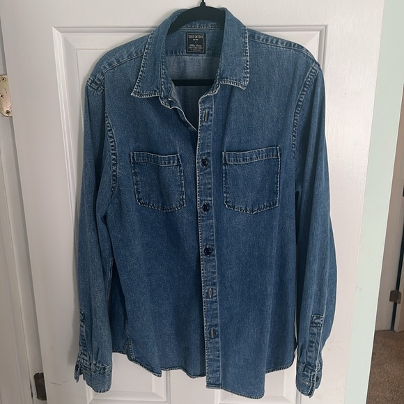 Todd Snyder Blue Casual Button Down Shirt - Picture 3 of 5